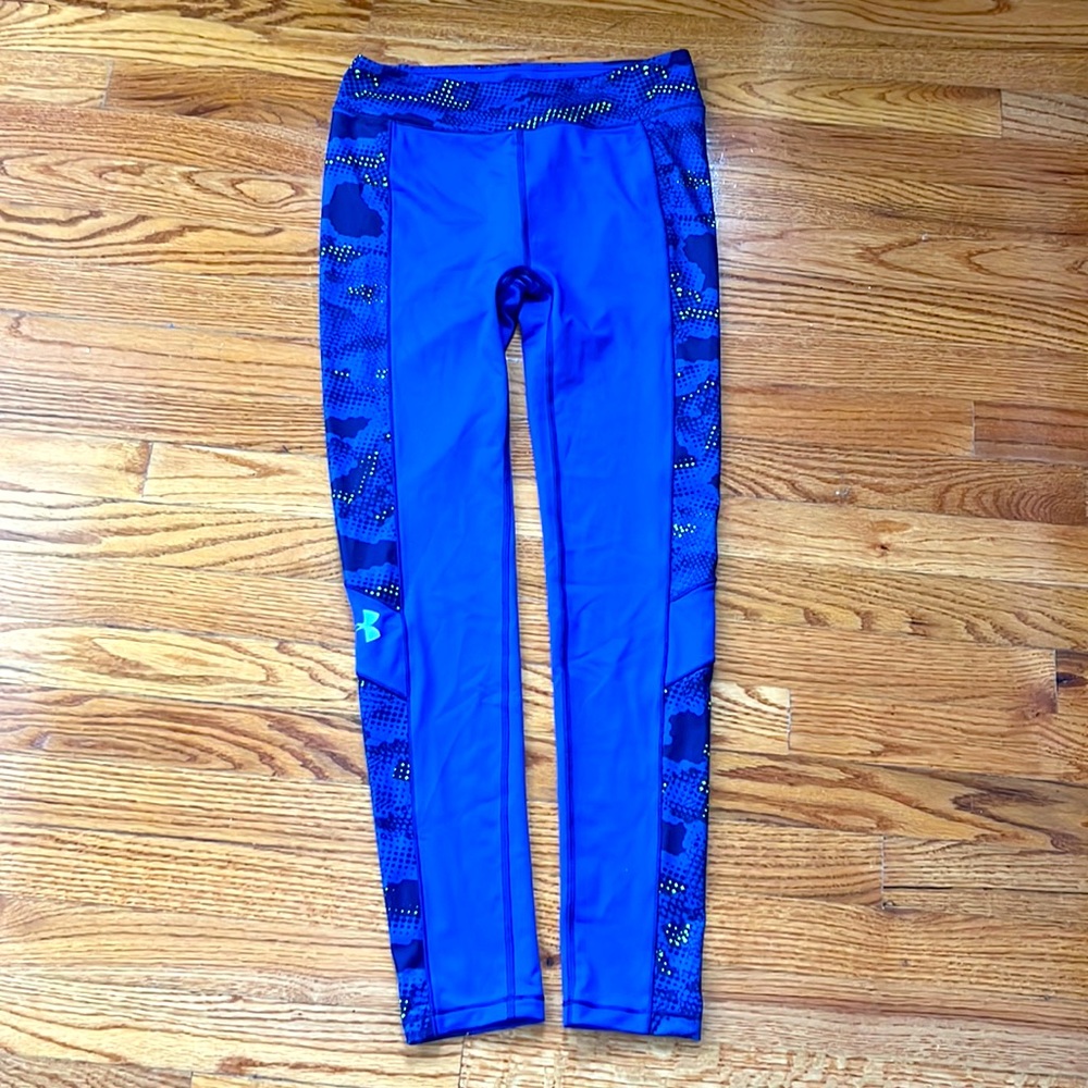 NWT Under Armour girls Youth large Heatgear leggings